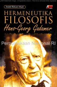 Image of Hermeneutika filosofis Hans-Georg Gadamer