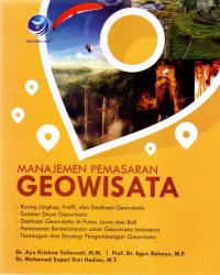Image of MANAJEMEN PEMASARAN GEOWISATA