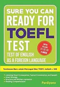 Image of Sure you can ready for toefl test
